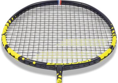 Бадмінтонна ракетка Babolat Power Light Allround, жовта, зі струнами, з чохлом
