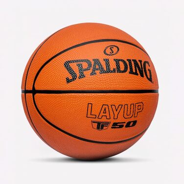Баскетбольний м'яч Spalding TF-50 розмір 5, гумовий, для вулиці, антиковзний, помаранчевий, для початківців, офіційна версія 2022