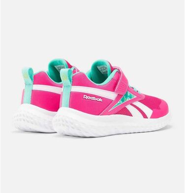 Дитячі кросівки Reebok Rush Runner 5 для дівчаток, розмір 33 EU, кольори: Boldpink, Unleashedgreen, White