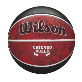 Міні-баскетбольний м'яч Wilson NBA Chicago Bulls з автографом команди