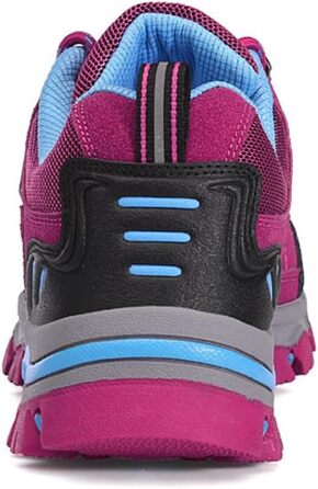 Трекінгові черевики для туризму та хайкінгу: жіночі та чоловічі, зручні, легкі, з неслизькою підошвою, розмір 42 EU, 98018, рожево-червоні