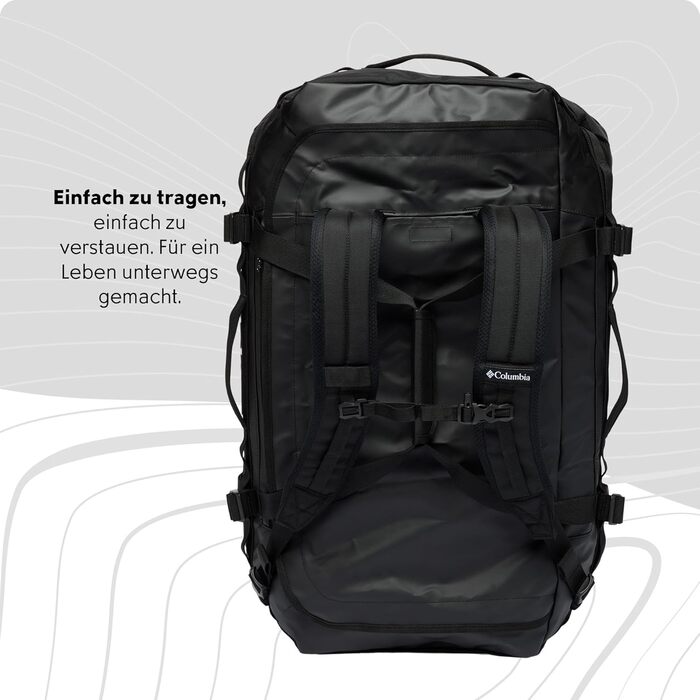 Спортивна сумка Columbia Landroamer Duffel для дорослих, чорна, унісекс