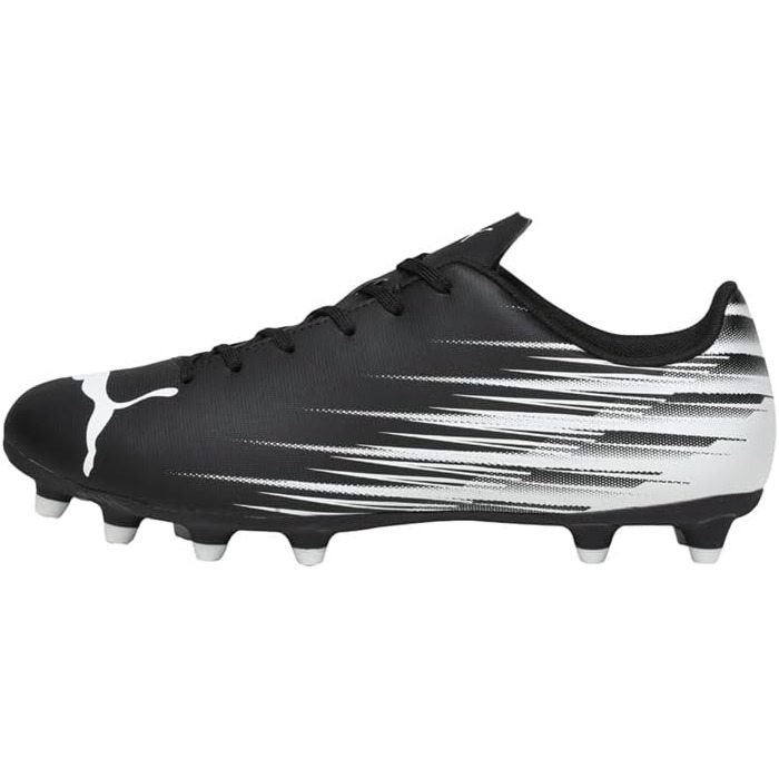 Футбольні бутси PUMA Attacanto II FG/AG для чоловіків (45 EU, чорний/білий)