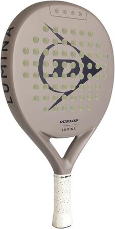 Падeль ракетка Dunlop Lumina - Amazon Exclusive, Графітовий фрейм, Ядро Pro Eva, 365г (Світло-сірий)