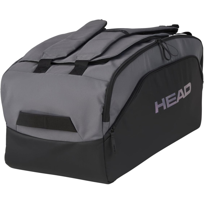 Спортивна сумка HEAD PRO X Duffle, чорно-сіра - міцна дорожня сумка для тренувань