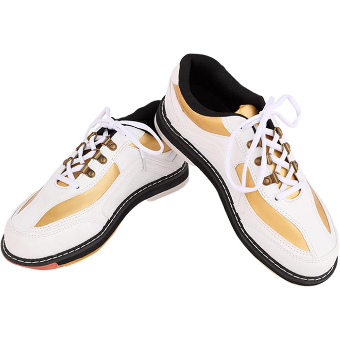 Взуття для боулінгу SDEQA для чоловіків та жінок, дихаюче, легке, біле, 41 EU