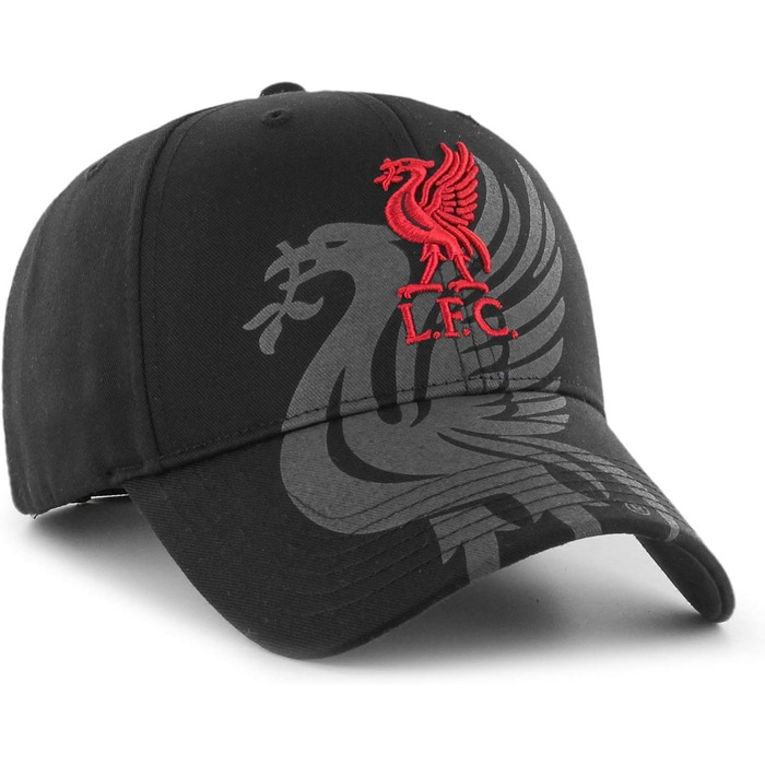 Кепка ФК Ліверпуль, чорна, універсальний розмір