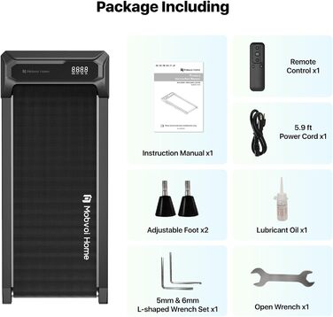 Walking Pad Edge: Компактний біговий тренажер для дому та офісу, 6 км/год, 120 кг, з пультом керування та підтримкою Zwift/Kinomap