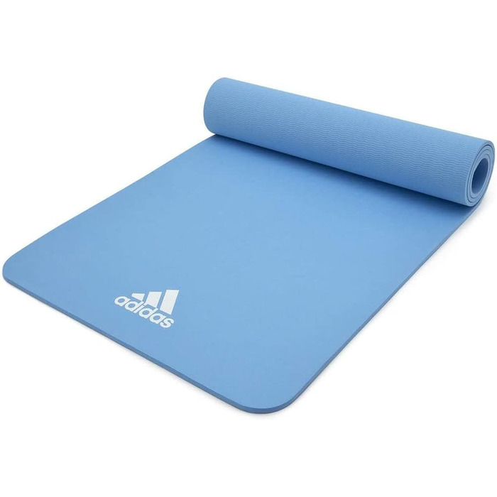 Килимок для йоги Adidas, 8 мм, нековзкий, без ПВХ, 176×61 см, для йоги та пілатесу, різні кольори