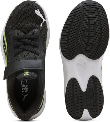 Дитячі кросівки PUMA Pounce Lite Ac+ PS, 32 EU, чорний/білий/зелений