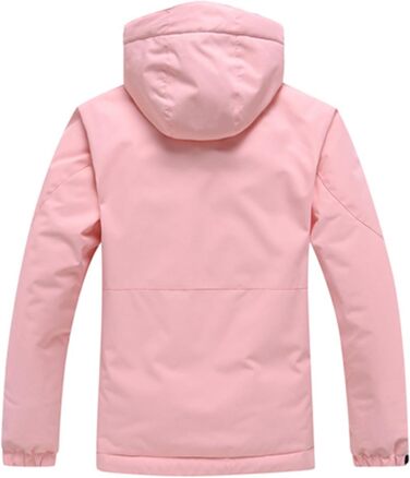 Жіночий гірськолижний костюм (2 частини) від ALSOGO: тепла куртка та штани, водонепроникність, знімний капюшон, для катання на лижах та сноуборді, білий