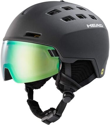 Гірськолижний шолом Head Radar 5K Photo MIPS з візором, чорний, XS-S