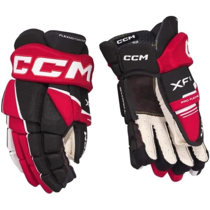 Хокейні рукавички CCM Tacks XF80 Junior для юніорів, чорні