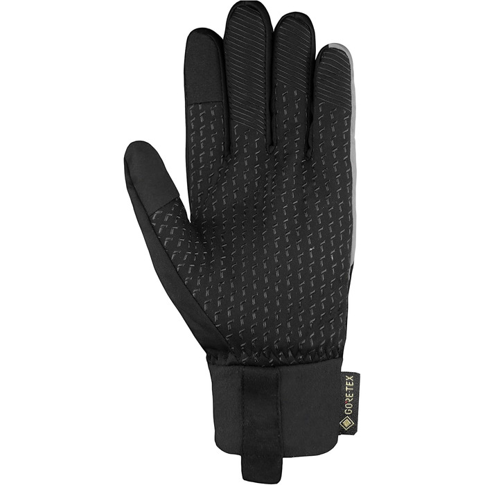 Універсальні рукавички Reusch Commuter Gore-Tex Touch-Tec, водонепроникні, дихаючі, теплі, чорні/сріблясті, розмір 8