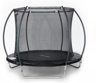 Батут для саду Outdoor, діаметр 244 см (8FT) з захисним оградою та м'якими ніжками. Дитячий батут для активних ігор та фітнесу, витримує до 100 кг.