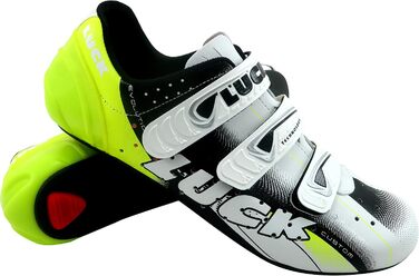 Велотуфлі Luck EVO Unisex з карбоновою підошвою, жовті, 37 EU