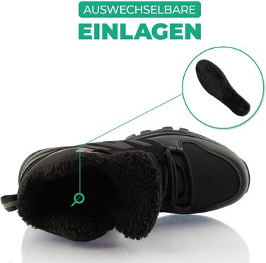 Черевики для ходьби жіночі та чоловічі, зимові, утеплені, Softshell, 43 EU, чорний/оранжевий