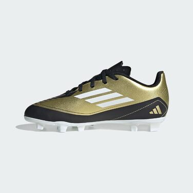 Бутси футбольні adidas F50 Club Messi, гнучка підошва, 42 EU, біло-золото-чорний колір