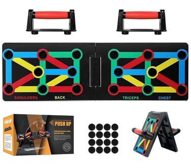 Баланс-дошка для віджимань 12 в 1, багатофункціональний тренажер для дому Push Up Board для чоловіків та жінок