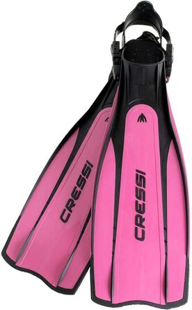Ласти для дайвінгу Cressi Pro Light Open Heel S/M (40/41), чорні/рожеві