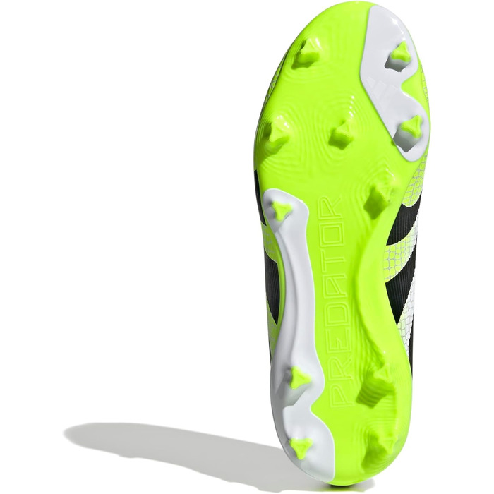 Дитячі футбольні бутси adidas Predator League Laceless для твердого поля, розмір 35.5 EU, кольори: Cloud White, Core Black, Lucid Lemon