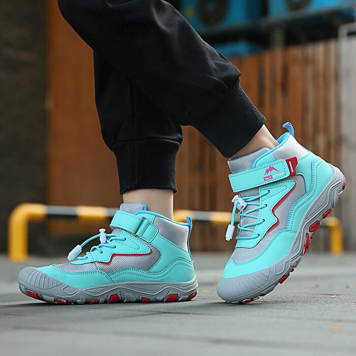 Дитячі трекінгові черевики Wanderschuhe: водонепроникні, зручні, для активного відпочинку (30 EU, небесно-блакитний)