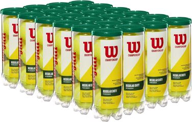 Тенісні м'ячі Wilson Championship Regular та Extra Duty, для всіх типів покриттів, високоякісні, 3 шт.