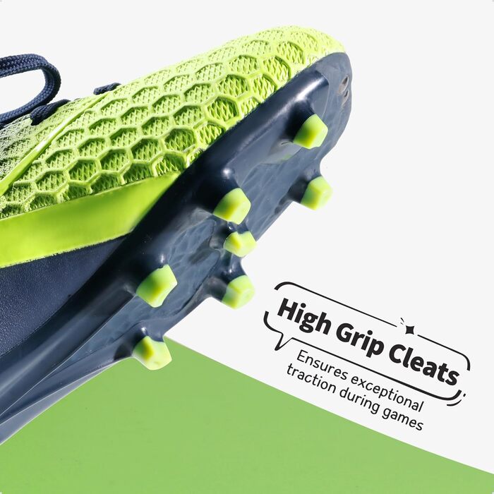 ДREAM PAIRS Футбольні черевики для дітей, унісекс, розмір EUR 36, темно-синій/неоновий зелений