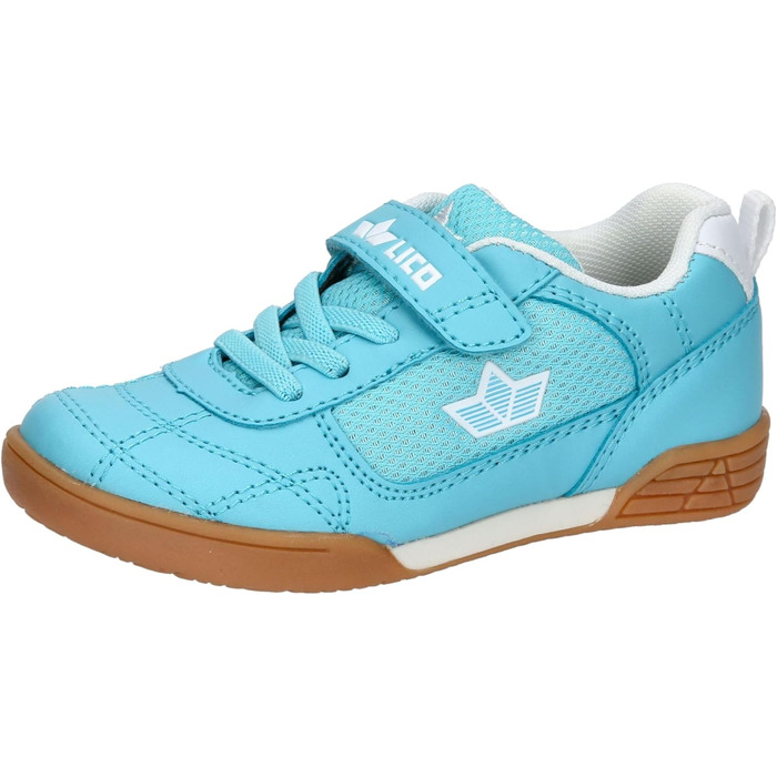 Детские кроссовки Lico Bernie для дома и улицы (38 EU, Туркис-Белый)