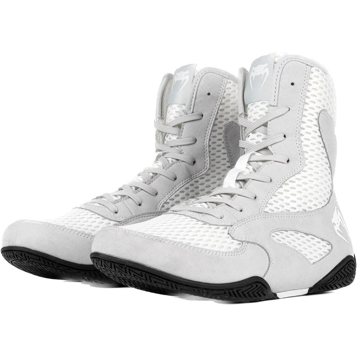 Боксерські черевики Venum Contender Unisex чорно-білі, розмір 12.5 (чоловічий) / 14 (жіночий)