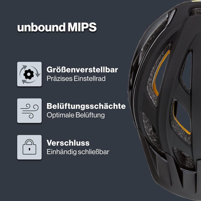 Велосипедний шолом uvex unbound MIPS для MTB, захисний, з системою MIPS, для жінок і чоловіків, регульований розмір