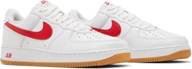 Кросівки Nike Air Force 1 для жінок, білі, University Red Gum (40.5 EU)