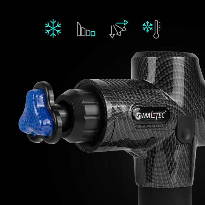 Перкусійний масажер MalTec PRO-GUN3800 7в1