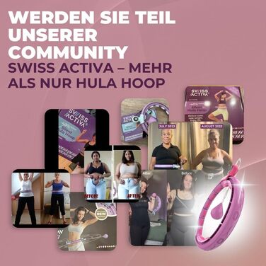 Розумний хулахуп Swiss Activa+ S2 XXL для схуднення та фітнесу дорослим