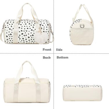 Сумка балерина для дівчаток, танцювальна сумка, спортивна сумка для дітей, сумочка для дівчаток (бежева)