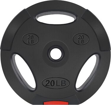 Вінілові диски Signature Fitness 2,5 см для штанги, 9,1 кг, 2 шт. – для силових тренувань та важкої атлетики
