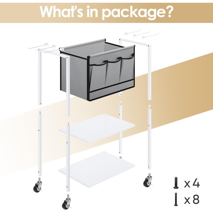 Стойка для гантелей для дому, багаторівнева полиця для зберігання, органайзер для йога-килимка та фасційного ролика, аксесуари для тренувань з роликами та гачками, білий