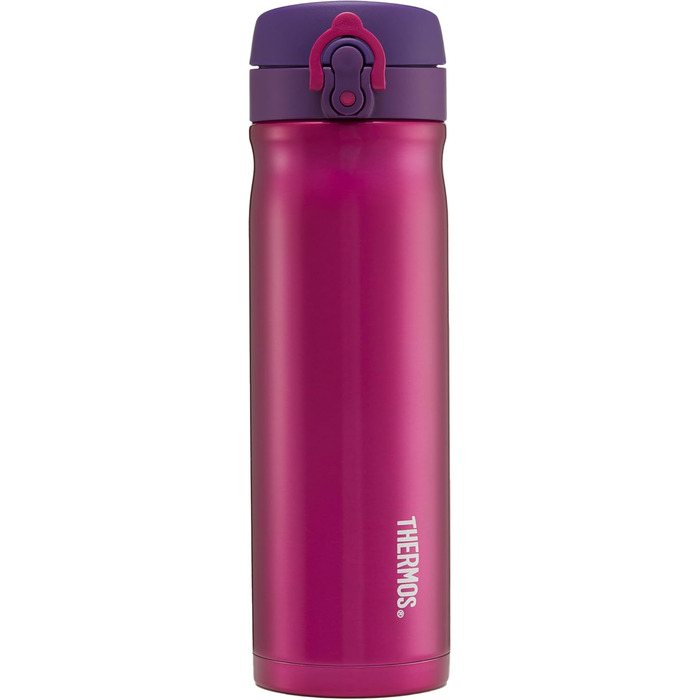 Термосова пляшка Thermos Pink 470 мл, багаторазова ізольована кавова чашка з нержавіючої сталі для гарячих і холодних напоїв, вакуумна фляга з герметичною кришкою