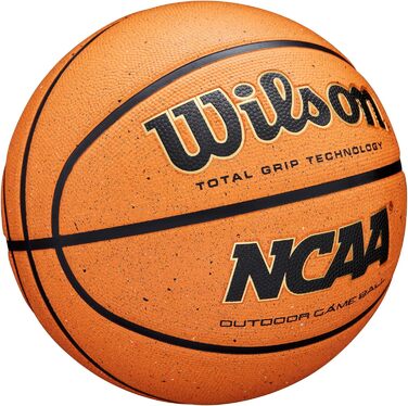 Баскетбольний м'яч Wilson NCAA для вулиці, розмір 6 і 7, помаранчевий