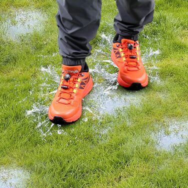 Чоловічі трекінгові кросівки Earthinglife для трейлраннінгу та хайкінгу. Водонепроникні, з антиковзною підошвою. Розмір 43 EU, чорний колір.