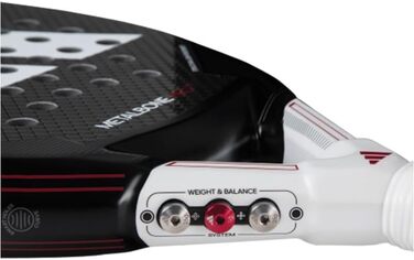 Ракетка для падел Adidas Metalbone HRD+ (Чорний/Червоний) - професійна, висока продуктивність