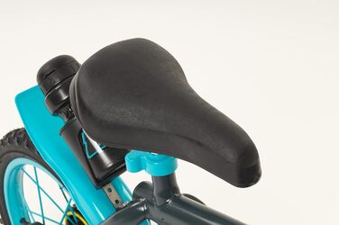 Дитячий велосипед Kinderfahrrad Blue Ice 16 дюймів зі стабілізаторами та пляшкою для води, 5-7 років