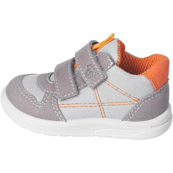 Чобітки RICOSTA для дівчаток та хлопчиків SAM, дитячі черевики для перших кроків, ширина: середня, змінна устілка, веганські, 26 EU, графіт, світло-сірий 460