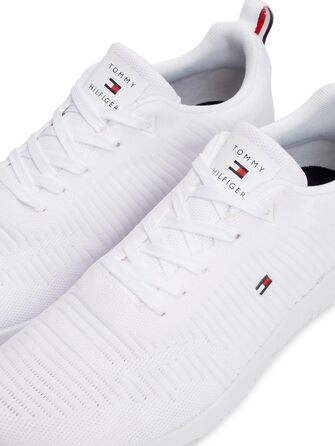 Кросівки Tommy Hilfiger Runner Corporate Knit Rib для чоловіків (43 EU, білий)