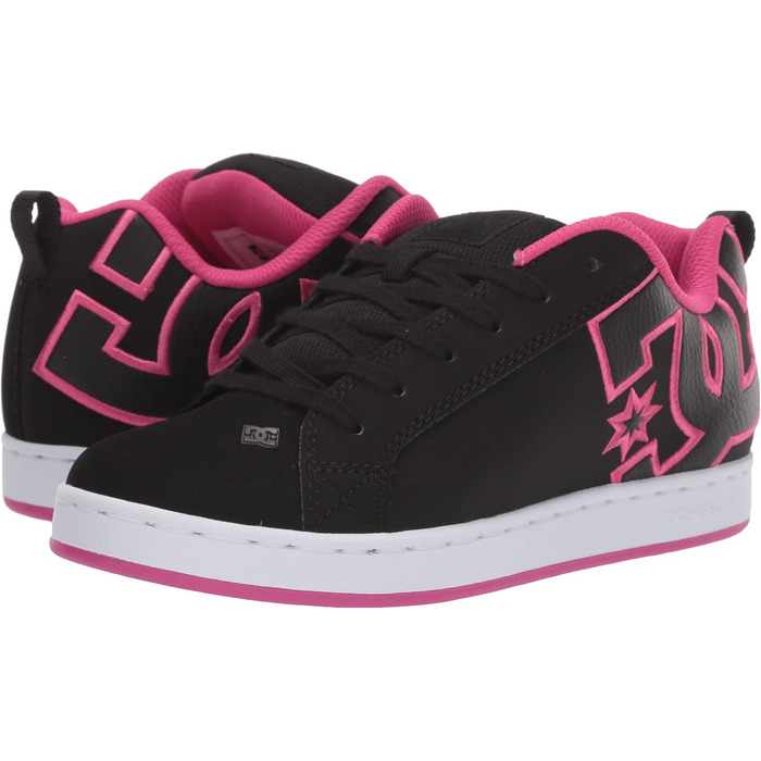 Жіноче кеди DC Court Graffik - чорно-рожеві, розмір 41.5 EU