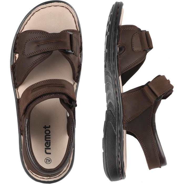 Чоловічі сандалії Riehmot, 43 EU, коричневого кольору