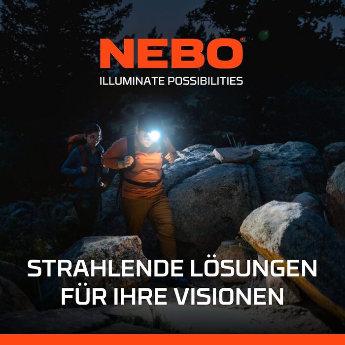 Ліхтар NEBO Torchy 2K - міні-ліхтар та робоче освітлення, USB, для кемпінгу та роботи, 5 режимів, до 30 годин роботи, вологостійкий, сірий