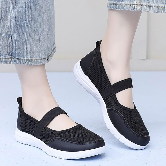 Зручні ортопедичні кросівки для діабетиків, чорні, 41 розмір