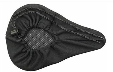 Велосипедне сідло Kany Gel - комфортне сідло з гелевим наповнювачем для гірського та шосейного велосипеда, чорне