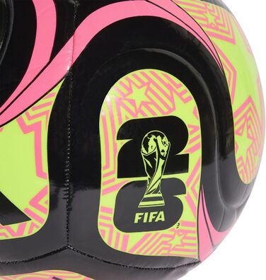 Футбольний м'яч adidas World Cup 26 Trionda Club (Чоловічий/Унісекс) Чорний/Синій/Рожевий